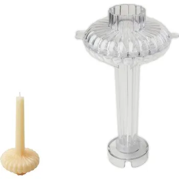 kreativní sada Polykarbonátová forma na dlouhou svíčku se širokým spodkem 100x200mm