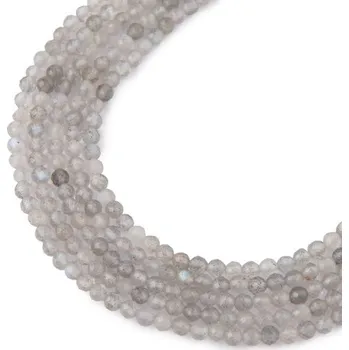 Dětské navlékací korálky Korálky z minerálu Labradorit AAA 2 mm broušené
