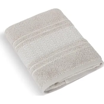 Koupelnová předložka Froté osuška Mozaika 70x140 béžová