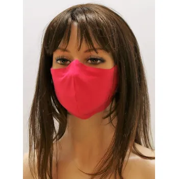 rouška Rouška jednobarevná jersey malinová