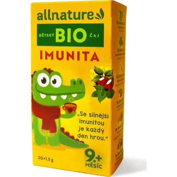 Čaj Allnature BIO Dětský čaj Imunita 20x1,5g