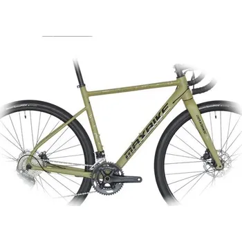 rám kola Rámový set Maxbike GRAVEL Al béžový + vidlice + osy - 54 cm