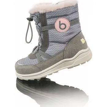 Dívčí zimní obuv dívčí zimní boty s kožíškem ICEFOX, stahování, boční zip, BUGGA, B00170-03, růžová - 34