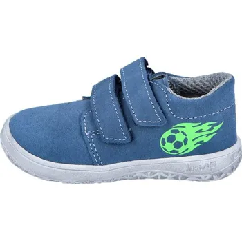 Chlapecké polobotky chlapecká celoroční barefoot obuv J-B1/S/V míč modrá, jonap, modrá - 23