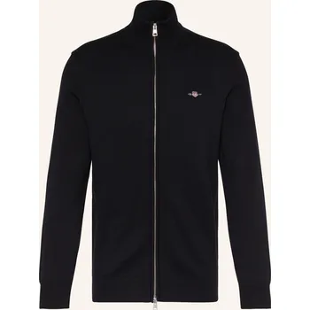 Pánské oblečení Gant Pánský Pletený Kardigan, černá, 3XL