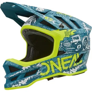 Cyklistická přilba Oneal Integrální helma Oneal BLADE HR teal/neon yellow - M ( 57 - 58 cm )