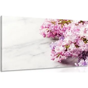 Obraz Dovido Obraz nádherné květiny na mramorovém podkladu