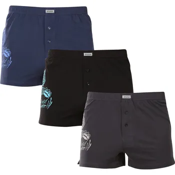 Trenýrky 3PACK pánské trenky Andrie vícebarevné (PS 5852) L Možnost vrácení zboží ZDARMA do 120 dnů!