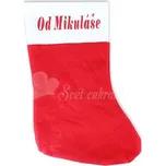 Vánoční punčocha s nápisem Od Mikuláše - RAPPA