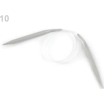 Jehlice Kruhové jehlice č. 9; 10 - 10 mm stříbrná