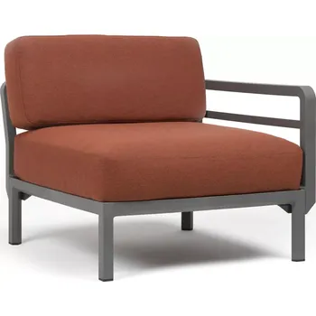 Zahradní pohovka Nardi Maximo Poltrona krajní basalto - cannella