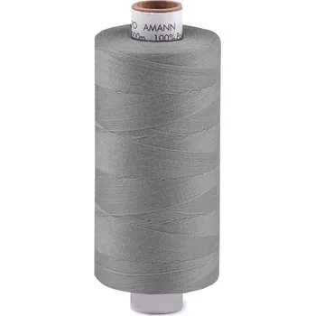 Nit Polyesterové nitě Aspo návin 1000 m Amann - 0850 šedá světlá