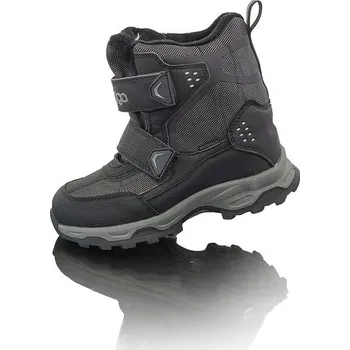 Chlapecká obuv dětské zimní boty WALE, Bugga, B00169-10, černá - 34