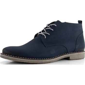 Pánská zimní obuv Barton pánský nubukový nižší kotník modrý MBZ5 - 44 | P681087