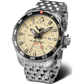 Hodinky Vostok Europe N-1 Rocket Automatic GMT NH34-225A713B + 5 let záruka a dárek ZDARMA