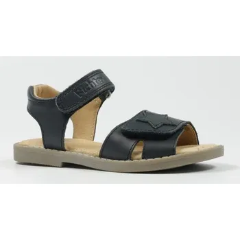 Dívčí baleríny Dětské celokožené sandály Richter - modré - 28