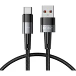 Tech-Protect UltraBoost USB-C kabel, 66W / 6A, 0,25 m, šedý
