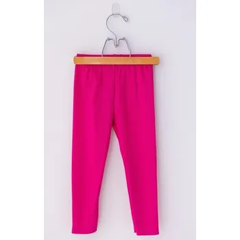 Legíny Lily Grey jednobarevné žebrované - fuchsia - 116