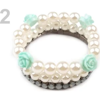 Náramek Sada náramků - 2 zelená vodová