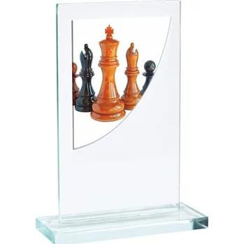 Poháry Bauer Skleněná trofej CR3061M21 | Šachy