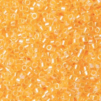 Korálek Miyuki Rokajlové korálky - Miyuki Delica 11/0 (DB-233) Lined Crystal Yellow Luster