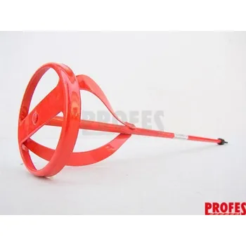 Míchací metla Triumf Míchač na barvu 80x400mm,červený