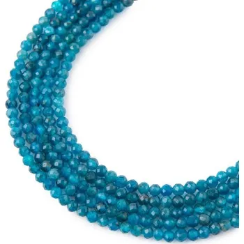 Dětské navlékací korálky Korálky z minerálu Apatit AAA 2 mm broušené