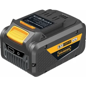 Svítilna Lithium-iontová baterie GRUNDER BA-1860B, 18 V, 6 Ah