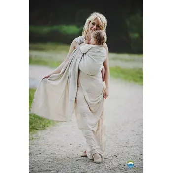 Šátek na nošení dítěte LITTLE FROG RING SLING - NATURAL WILDNESS - M