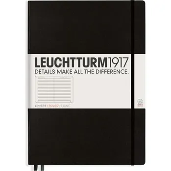 Zápisník LEUCHTTURM1917 Ruled Master Classic Hardcover Notebook