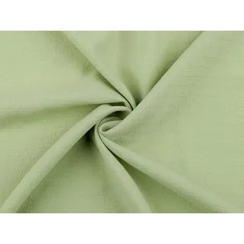 Krepová látka PES METRÁŽ - 8 zelená past.sv.