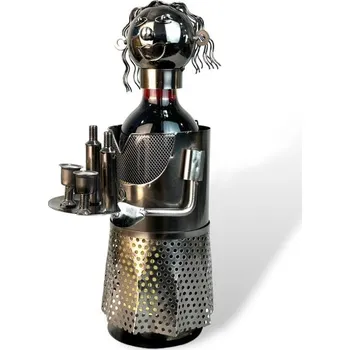 Stojan na víno Stojan na víno kovový - Servírka