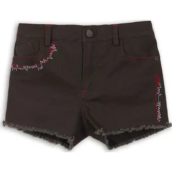 Dívčí kraťasy Kraťasy dívčí, Minoti, GLASTO 9, hnědá - 140/146 | 10/11let