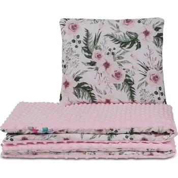 Dětsný nábytek Tomi Peřinky minky VELKÉ - růže růžové