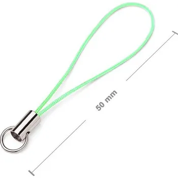 Šňůrka na mobil zelená