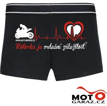 Boxerky MOTORKA JE SRDEČNÍ ZÁLEŽITOST Boxerky ® - Velikost XXL
