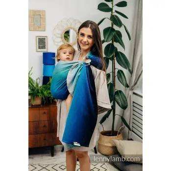 Šátek na nošení dítěte Lenny Lamb ring sling - AIRGLOW - standard 1,8 m