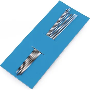 Ruční jehly na panenky tenké - nikl