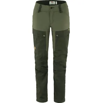 kalhoty dámské FJÄLLRÄVEN Keb Trousers W, Deep Forest-Laurel Green - 40/L