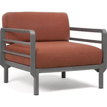 Zahradní pohovka Nardi Maximo Poltrona basalto - cannella