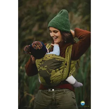 Šátek na nošení dítěte Little Frog šátek - Gold Wanderlust - délka 5,2m (vel. 7)