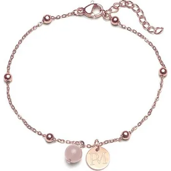 Náramek Proud MaMa Náramek Steel růžové zlato s růžovým křemenem