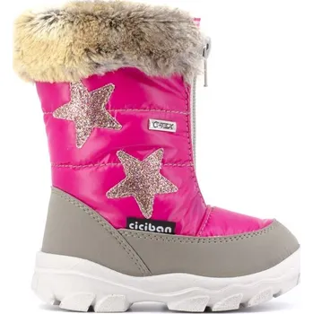Dívčí zimní obuv Dětské sněhule Ciciban Snow PINK s membránou proti vodě - 21