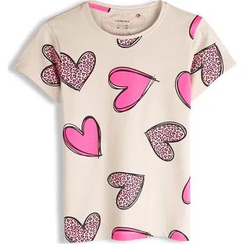 Dívčí tričko GATE Bavlněné tričko s potiskem 9Y 825-0638/211