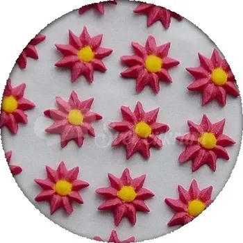 Jedlá dekorace na dort Cukrová dekorace - Astra 35 ks červená - Frischmann