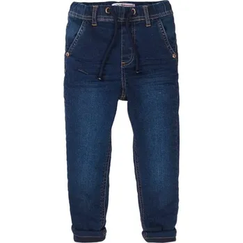 Chlapecké džíny Kalhoty chlapecké podšité džínové s elastanem, Minoti, 7BLINEDJN 2, modrá - 80/86 | 12-18m