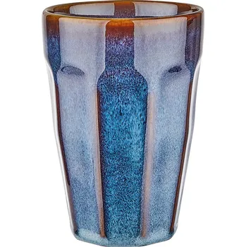 Butlers BERGAMO Hrnek Latte macchiato 330 ml - modrá