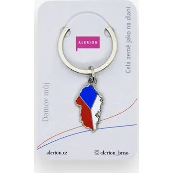 Klíčenka Mapa Česka Alerion