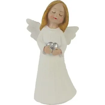 Vánoční dekorace Dekorace anděl se srdíčkem X3602