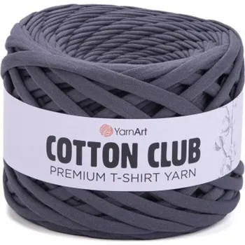 Galanterie Špagety premium příze Cotton Club 310 g - 7301 šedá